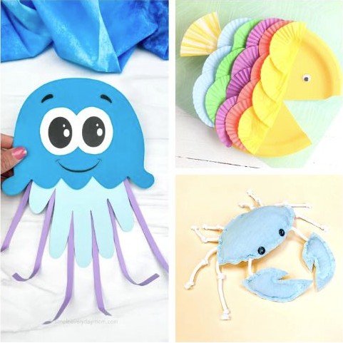 Sea-Inspired Fun: 32 Ocean Crafts for Kids [With Simple Materials]