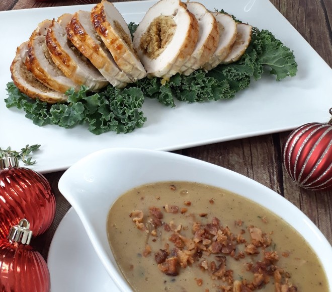 How to Make Stuffed Turkey Breast with Bacon [Simple Steps]